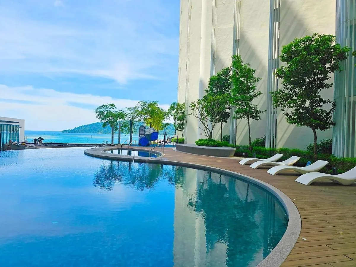Seaview Suite@The Shore Figures Kota Kinabalu Apartman